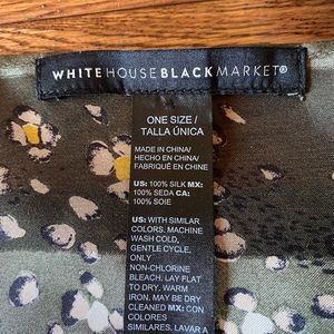 WHBM spring scarf. Faux silk